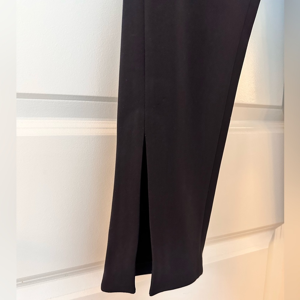 Navy Theory Drawstring Split Hem Joggers - image 4